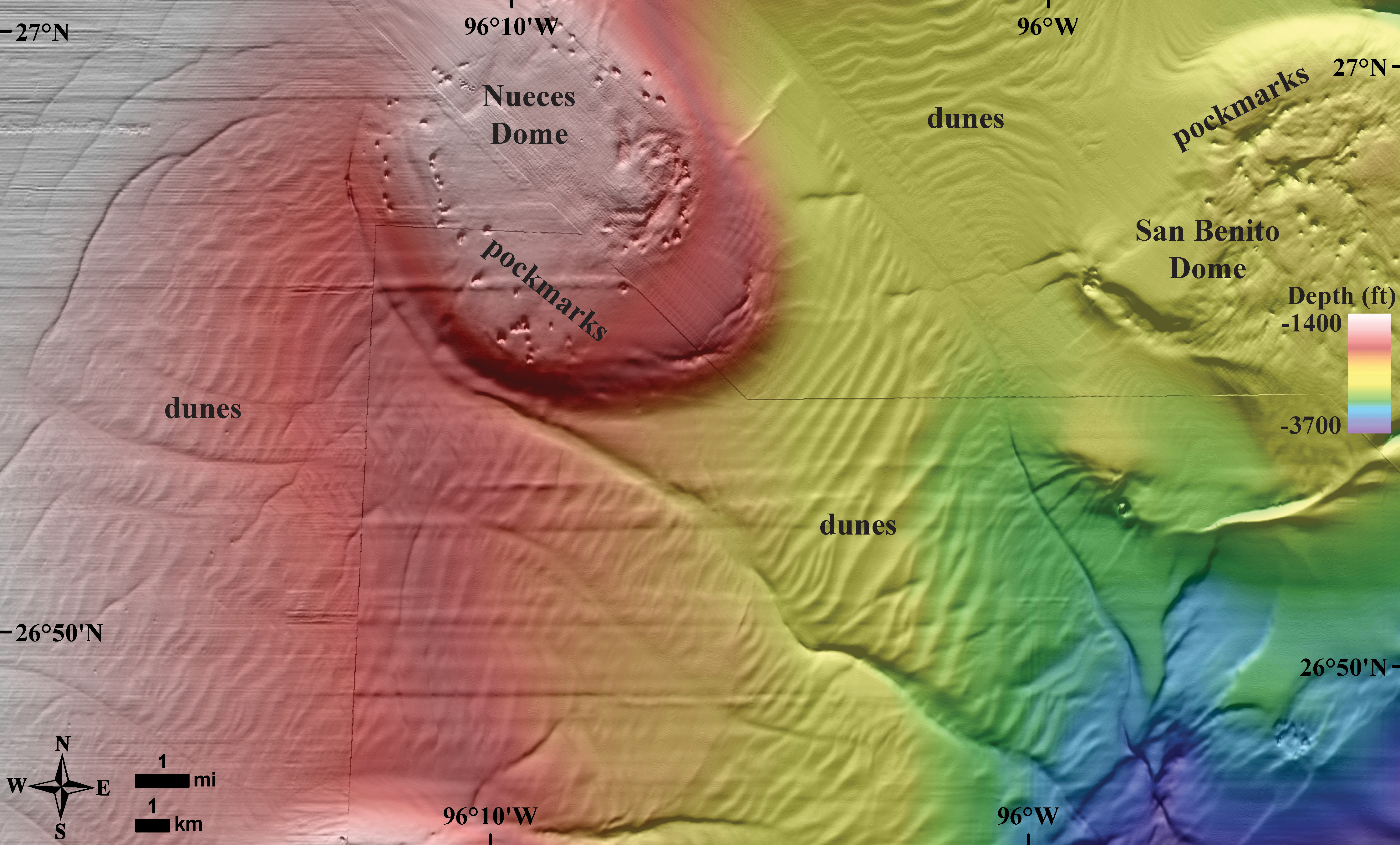 Bathymetric Chart Gulf Of Mexico