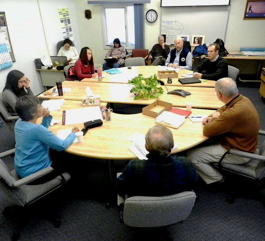BOEM and others meet with Inupiat Community of the Arctic Slope; BOEM photo BOEM and others meet with Inupiat Community of the Arctic Slope; BOEM photo