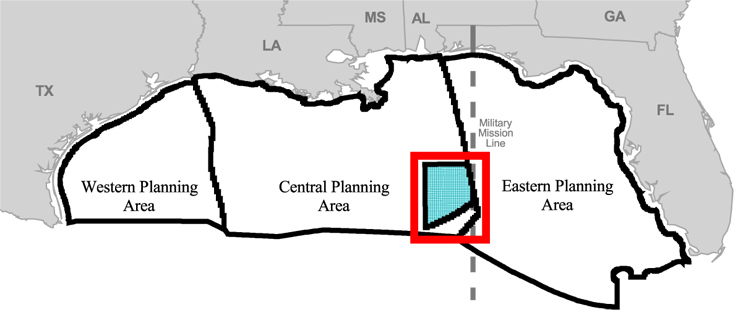 Lease Sale #208 Map