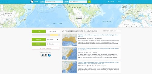 Marine Mammals_search ESPIS data