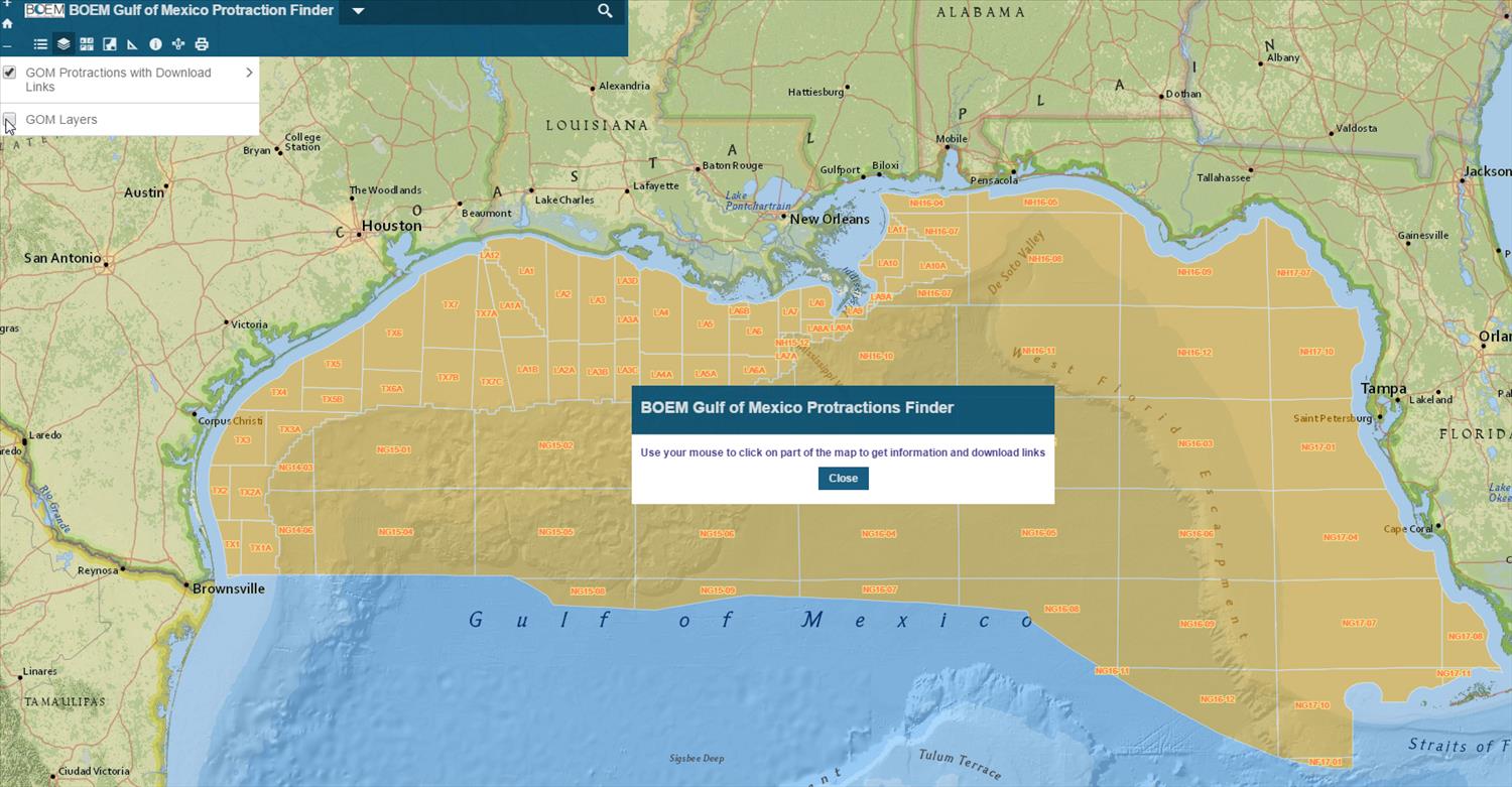 Gulf Of Mexico Rig Chart