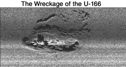 U-166 Sidescan Image
